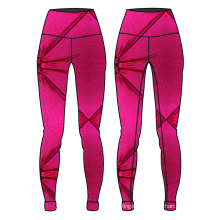 nuevo diseño para mujer yoga pantalones compresión ropa deportiva brillante yoga desgaste